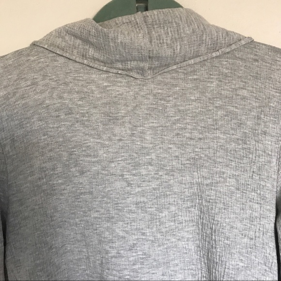 Manduka Heathered Gray Breathe Drape Cardigan XS - Picture 8 of 12